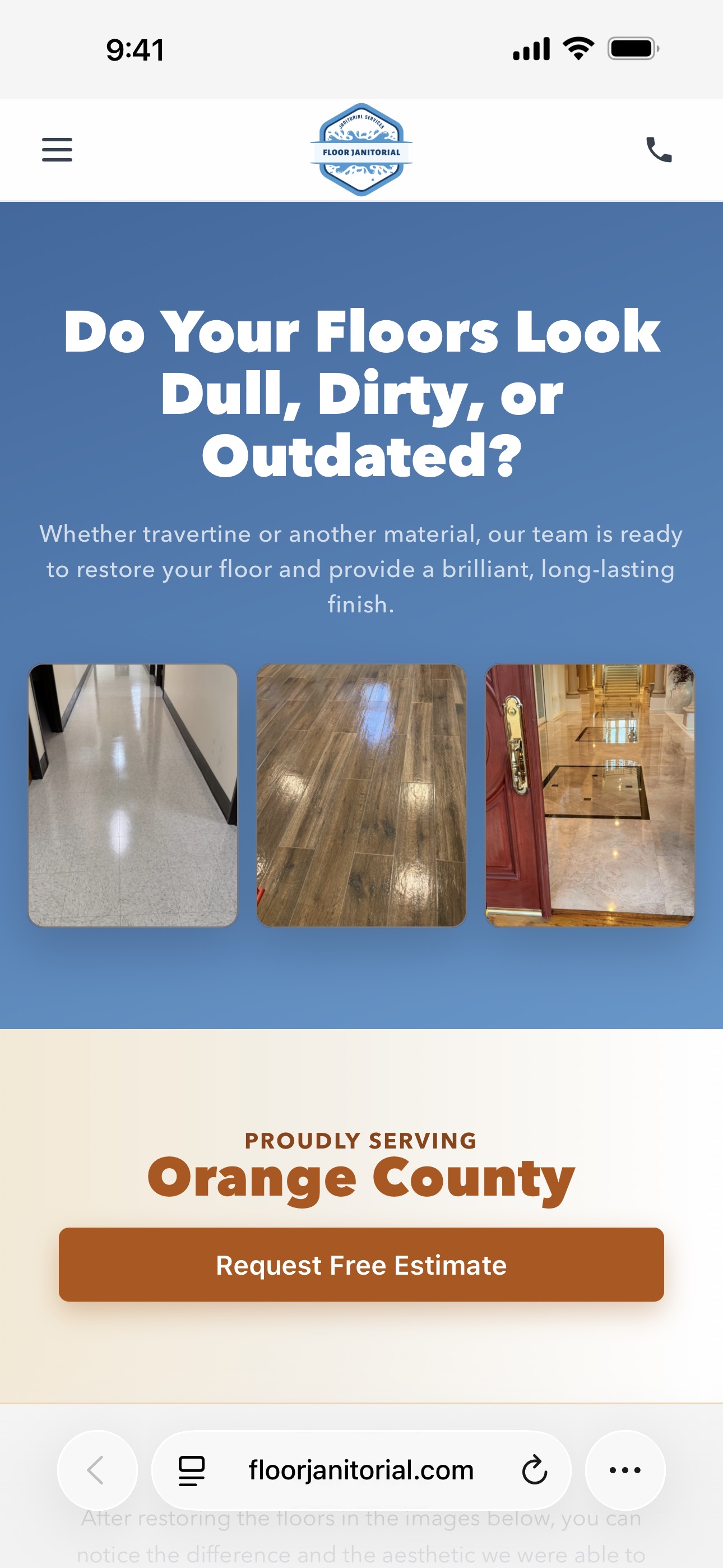 Floor Janitorial mobile preview